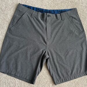Denali Stretch Hybrid Walk Mens Shorts Heather Grey Size 38